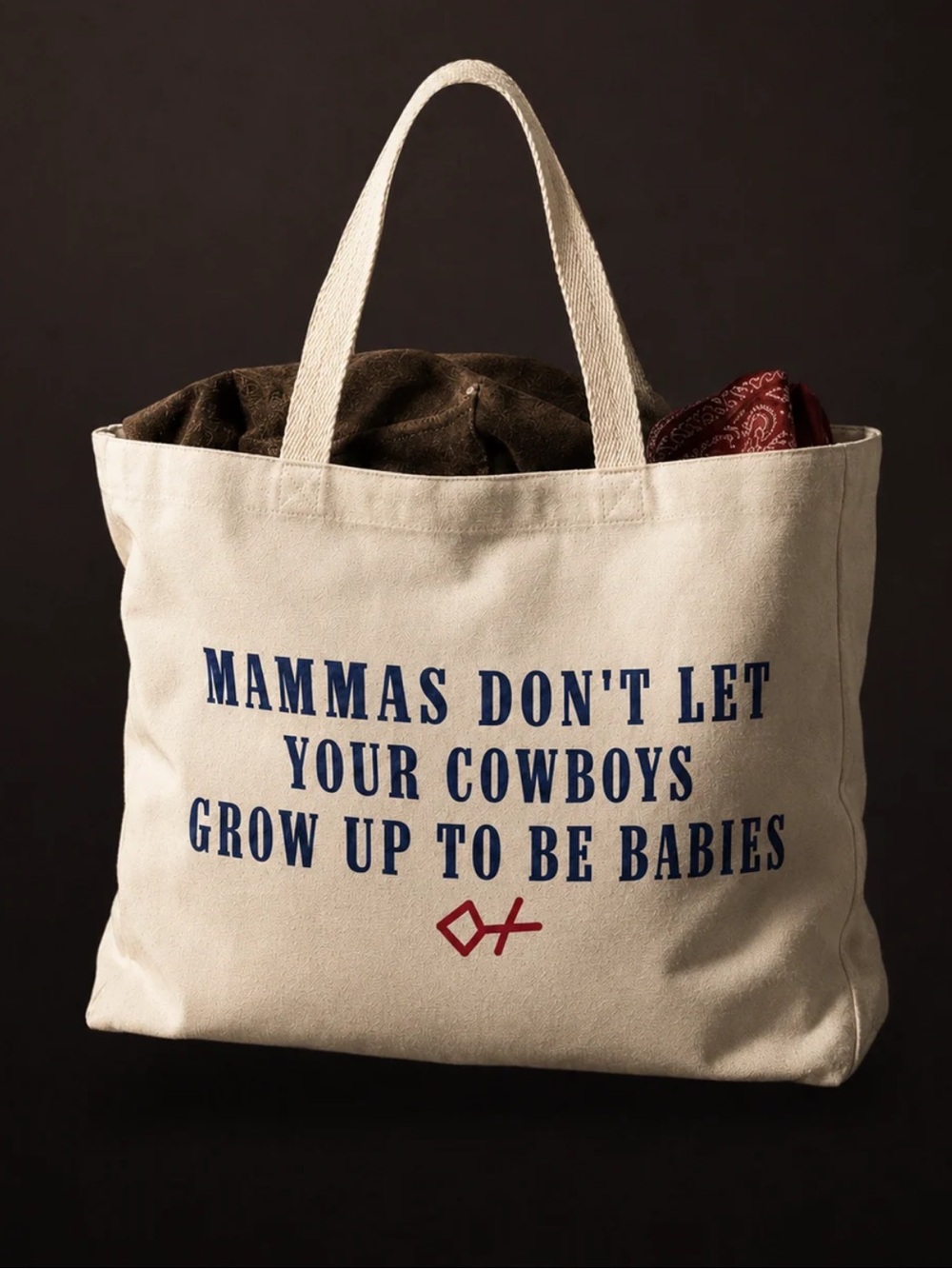 Diamond Cross Ranch The DCR Canvas Tote Bag - Picture 4 of 4